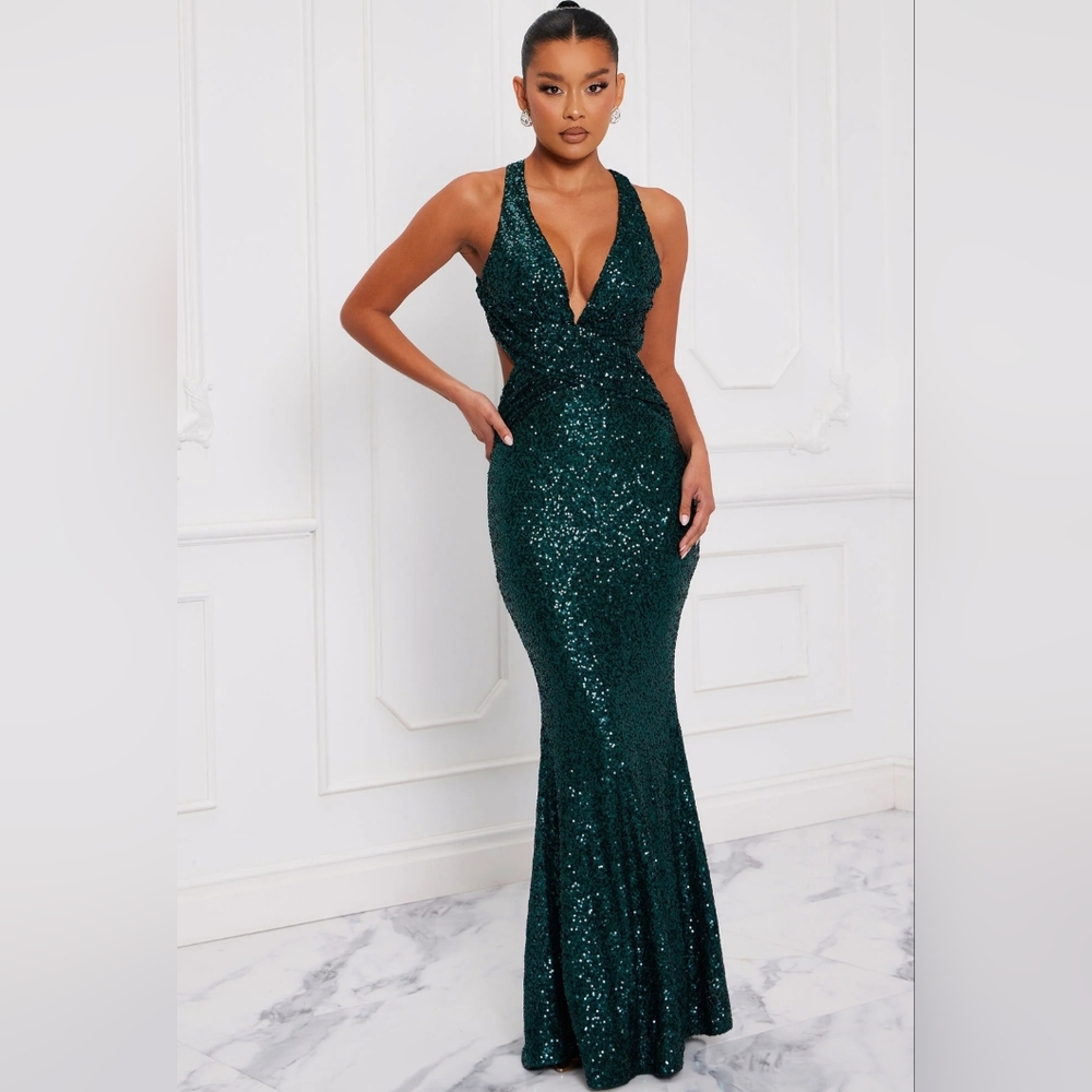 Emerald Green Dress